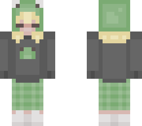 blonde frog girl