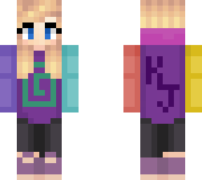 blonde hair blue eyes (karl jacobs) skin