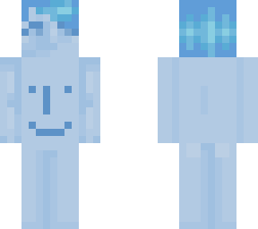 blue face
