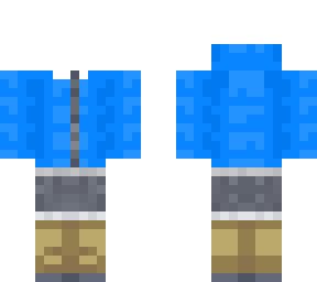 blue jacket skin