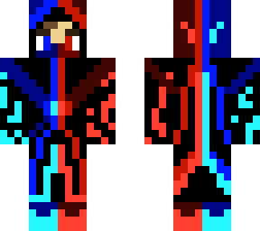 blue red fire gamer