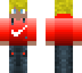 boy in red hoodie
