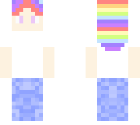 cute rainbow girl