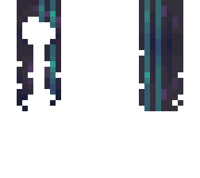 cyan and purple -hb-