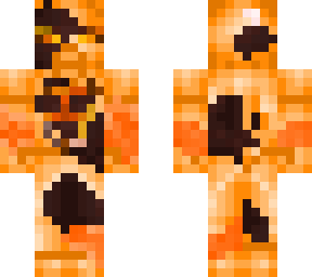demon infected orange steve