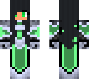 divine warrior aphmau but green