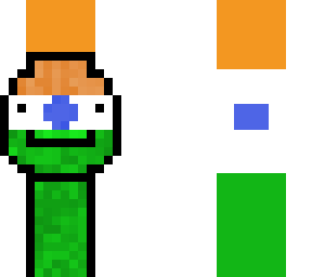 dream wrapped in indian flag