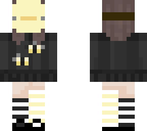 duck mask girl