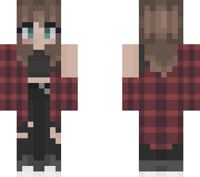 edited red flannel skin