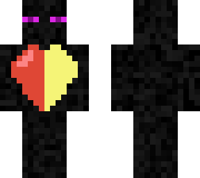 enderman with heart