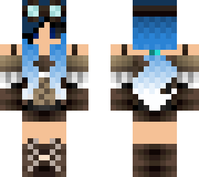 evil steampunk girl