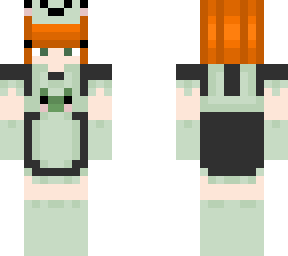 frog boi (maid dress) (orange hair)