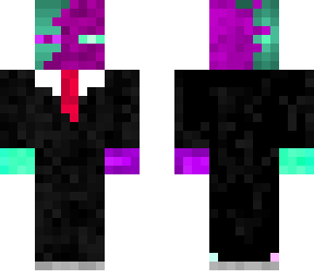 galaxy ender night in a suit