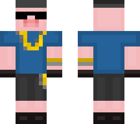 gangster pig (blue shirt)