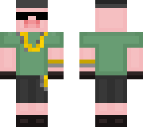 gangster pig (green shirt)