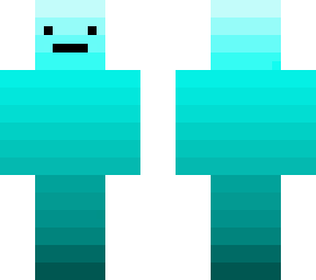 gradient turquoise skin