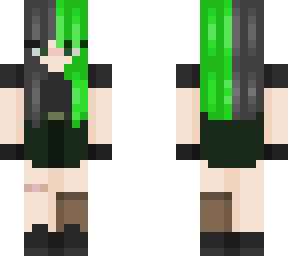 green and black