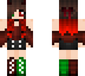 green and red