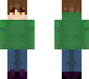 green jumper skin