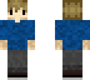 ***** blue sweater