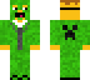 kid with creeper costume