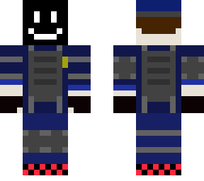 masked police man