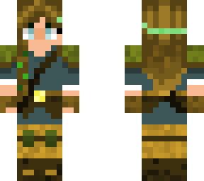 nature adventurer (my first minecraft skin)