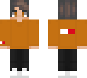 orange shirt boy