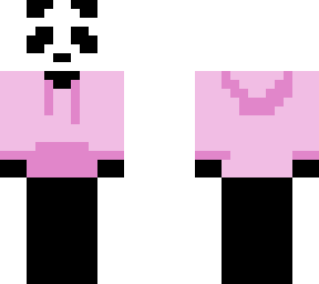 panda pastel pink