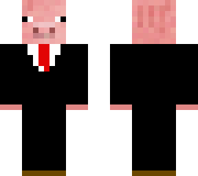pig in a suit