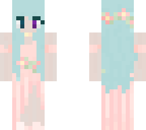pink dress girl edit