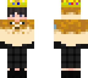 pufferfish boy with crown