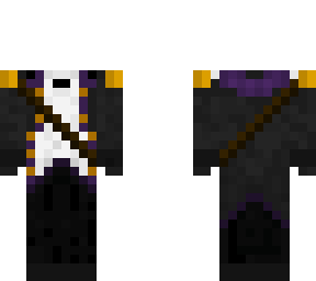 purple and black uniform