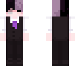 purple suit