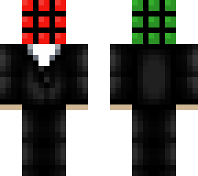 puzzle cube suit man