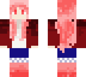 red shaded people