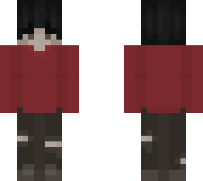 red sweatshirt boy