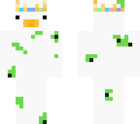 slimy goose in a crown