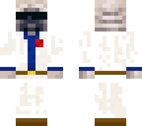 white suit pug