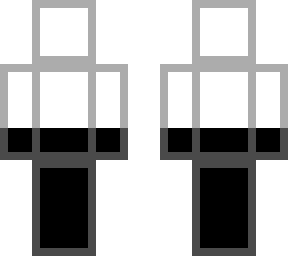 black white half mix