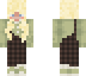 blond green girl