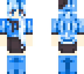 blue girl