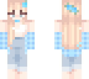 cute blue girl