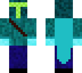 cyan and navy guy