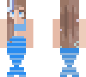 edited mermaid girl