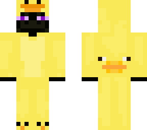enderman in duck onesie
