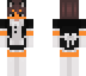 fishy with fury ear's in a maid dress