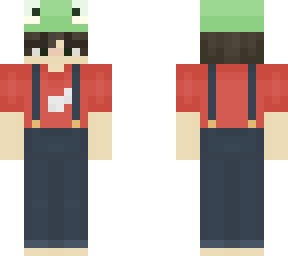 froggie hat with overalls
