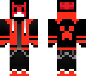 geometry dash red gamer cat