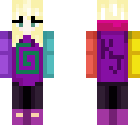 girl bleached hair karl jacobs hoodie